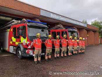 Bolton firefighters observe silence in memory of dead