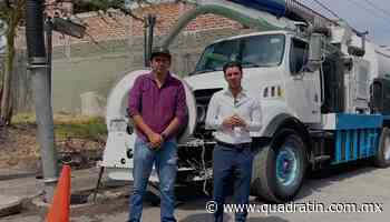 Inicia Sahuayo con el desazolve de líneas de drenaje - Quadratín