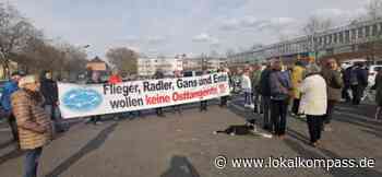 Protest gegen den Bau der Osttangente geht weiter!: 7.Mai: 3.Informationsrundgang auf dem Deich mit anschließ - www.lokalkompass.de