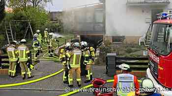 Kellerbrand im Kreis Gifhorn – Zwei Personen kämpfen mit Rauch