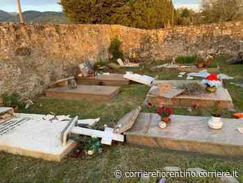 Cimitero devastato a Reggello: è l’opera di due ragazzini di 16 e 13 anni - Corriere Fiorentino