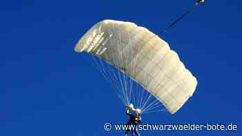 Fallschirmsportspringerclub Calw - Regierungspräsidium hat über Starterlaubnis entschieden - Schwarzwälder Bote
