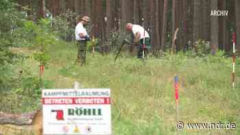 Weltkriegsmunition: Mehr Geld und Personal für Munitionsberger - NDR.de