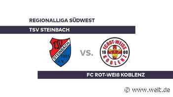 TSV Steinbach - FC Rot-Weiß Koblenz: Topteam TSV Steinbach will punkten - Regionalliga Südwest - WELT