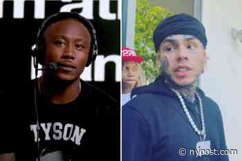 Tekashi 6ix9ine is furious with ex-NFLer Brandon Marshall over podcast interview - New York Post