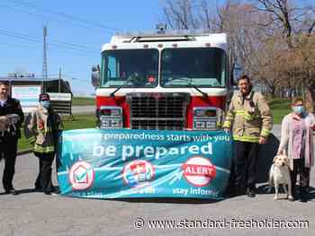 Pet project: Fire chiefs, Ontario SPCA team up for emergency awareness - Standard Freeholder