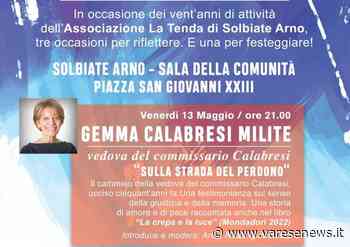 Incontro con Gemma Calabresi nella Sala della Comunità di Solbiate Arno - varesenews.it