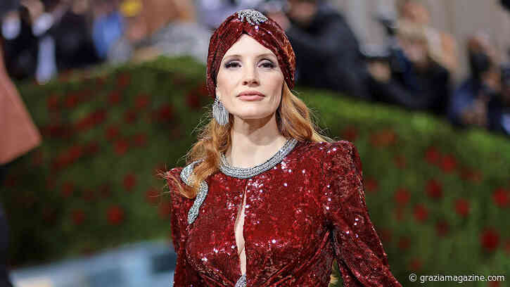 Jessica Chastain Goes Old Hollywood In Gucci For Met Gala - Grazia