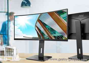 AOC Ultrawide 34 inch 21:9 curved monitor 3440 x 1440 pixels