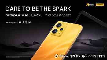 Realme 9 Series and Pad Mini launch in Europe 12th May