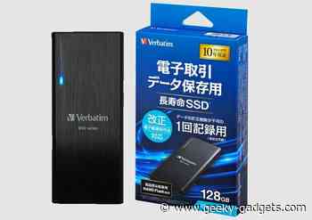 Verbatim write once SSD as a perfect optical disc alternative