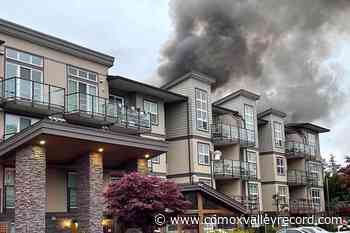 VIDEO: 160 units evacuated in large apartment fire in Abbotsford - Comox Valley Record