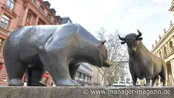 Dow und Dax mit Kurssturz nach Kursrally am Vortag, Aktien im Minus