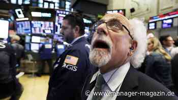Dow, Nasdaq und Dax mit Kurssturz, Tech-Crash nach Kursrally am Vortag, Aktien und Bitcoin im Minus