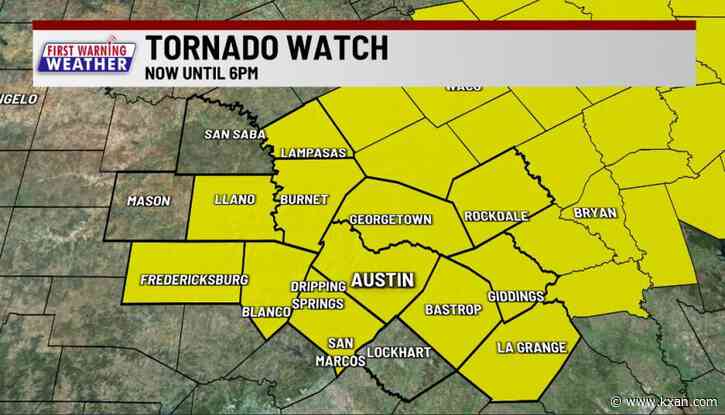 Tornado Watch: Timing and impact of storms