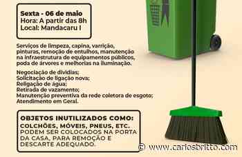 Juazeiro: Mandacaru I receberá mutirão de limpeza nesta sexta-feira - Carlos Britto