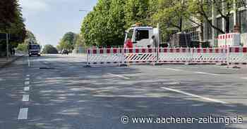 Großbaustelle in Aachen: Turmstraße erst mit Verzögerung gesperrt - Aachener Zeitung