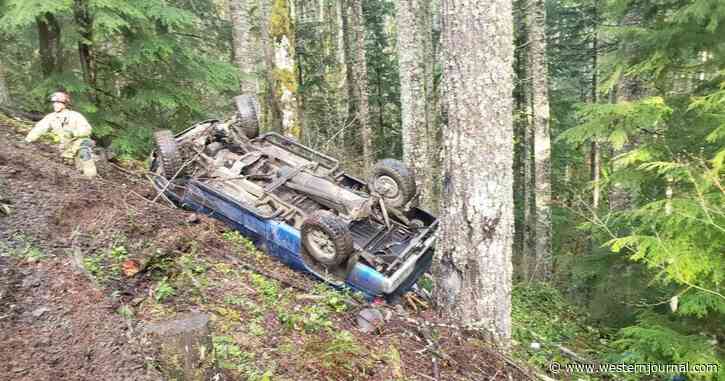 Hero Hiker Leads Rescuers to Critical Rollover Crash Deep in Woods After Fruitless 2-Hour Search