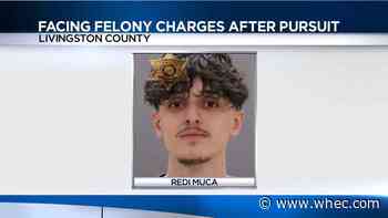 Livingston County Deputies: Bronx man charged after pursuit that at point exceeded 120 mph