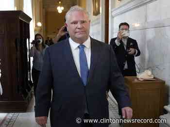 Ontario won't change abortion access under PCs, Doug Ford says - Clinton News Record