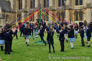 Children celebrate May Day with traditional dancing in Aylesbury Vale town - Bucks Herald