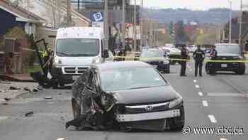 Pedestrian killed in Hamilton during 'tornado'-like crash on Main Street