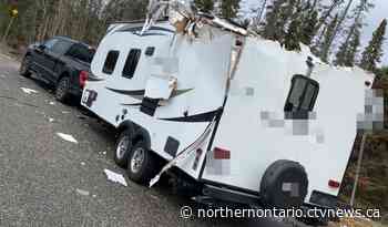 Insecure load on transport leaves trail of destruction along Highway 11 - CTV News Northern Ontario