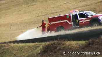 Grassfire breaks out in northeast Calgary