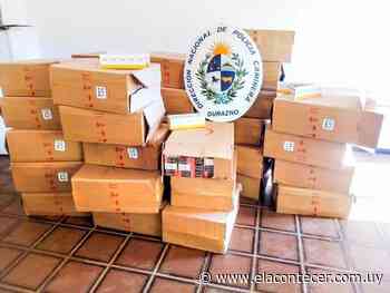 Policía Caminera de Durazno incautó voluminoso contrabando de cigarros valuado en $ 2.300.000 - El Acontecer Diario