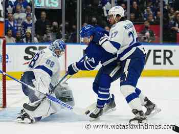 Special teams, Vasilevskiy the difference as Tampa beats Maple Leafs to even series 1-1 - Wetaskiwin Times Advertiser