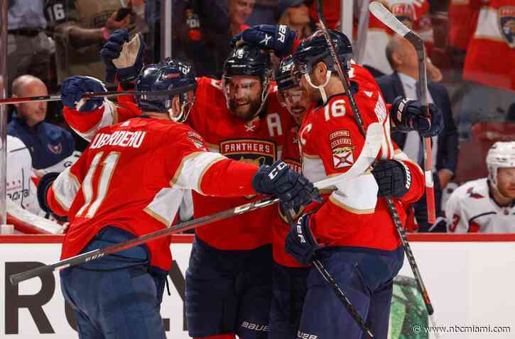 Panthers Rout Capitals 5-1 in Game 2 to Even Series