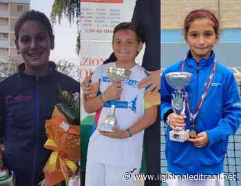 Tennis Club Trani, tre atleti vincono i rispettivi tornei. Sono Chiara Muciaccia, Raffaella e Salvatore Azzolini - Radio Bombo