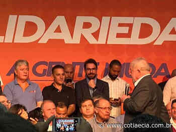Prefeito e secretários de Cotia participam de evento do Solidariedade em apoio a Lula - Cotia e Cia