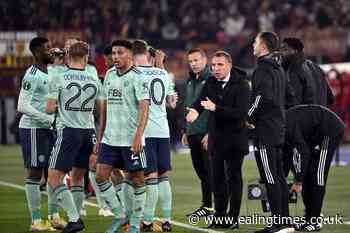 Brendan Rodgers urges Leicester to take positives from Conference League run - Ealing Times