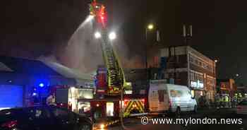 Park Royal fire: 125 firefighters tackle huge blaze at Ealing bakery as people told to avoid area - My London