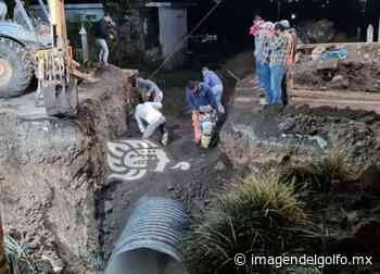 En 72 horas, Ayuntamiento de Misantla repara socavón - Imagen del Golfo
