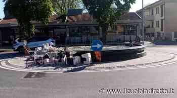 Nuova segnaletica per la rotonda abbattuta da un fuoristrada a Fucecchio - IlCuoioInDiretta - IlCuoioInDiretta