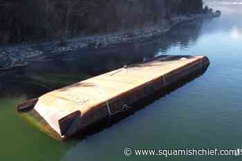 Have you spotted the abandoned barge at Watts Point? - Squamish Chief