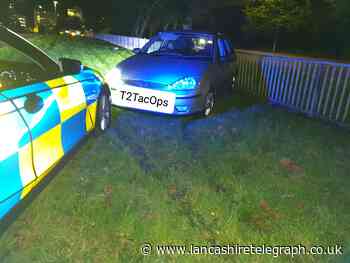 Young driver lost control of his car