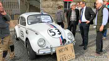 Garagenabriss in Lobeda: Herbie und Freunde auf Protestfahrt in Jena