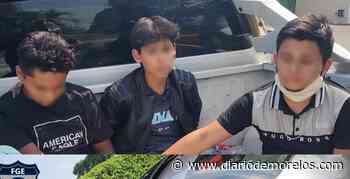 Tres jóvenes detenidos con auto robado en Cuernavaca - Diario de Morelos