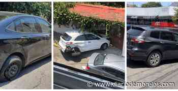 Camioneta sin frenos choca contra 5 autos en calle Motolinía, de Cuernavaca - Diario de Morelos