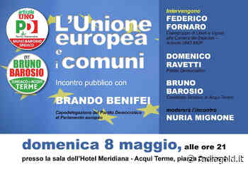 Ad Acqui il capodelegazione del Pd al Parlamento europeo Brando Benifei - Radio Gold