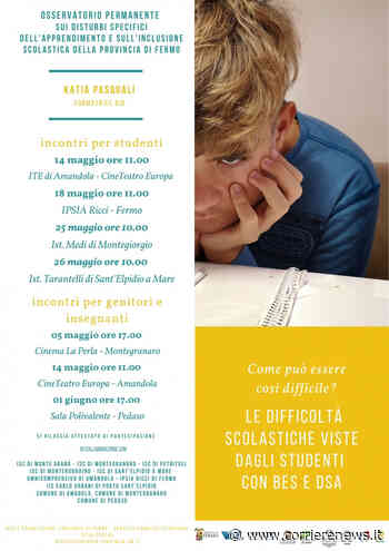 L'inclusione scolastica nella provincia di Fermo, fitto programma di incontri - CorriereNews