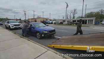Children, 12 & 13, Steal Car From West Baltimore Body Shop - CBS Baltimore
