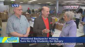 Where’s Marty? Finding Out How A Local Group Makes Sure No Baltimore Student Goes Hungry - CBS Baltimore