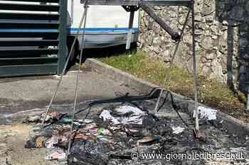 Cassonetti in fiamme a Concesio, danni per 40mila euro - Giornale di Brescia