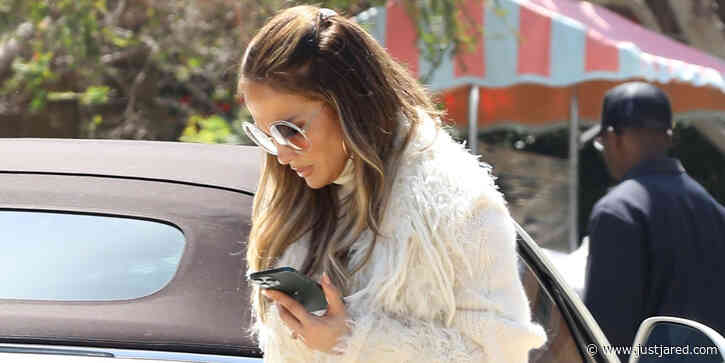 Jennifer Lopez Makes Super Stylish Arrival For Lunch With Friends in LA