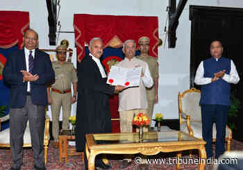 Justice Satyen Vaidya sworn in as Himachal HC Judge - The Tribune India