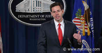 Key Justice Dept. Official Expected to Step Down - The New York Times
